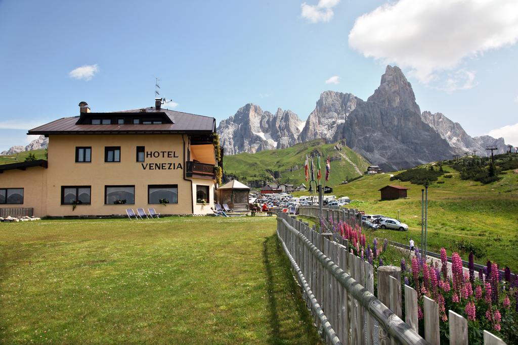 Albergo Venezia Passo Rolle Exterior foto